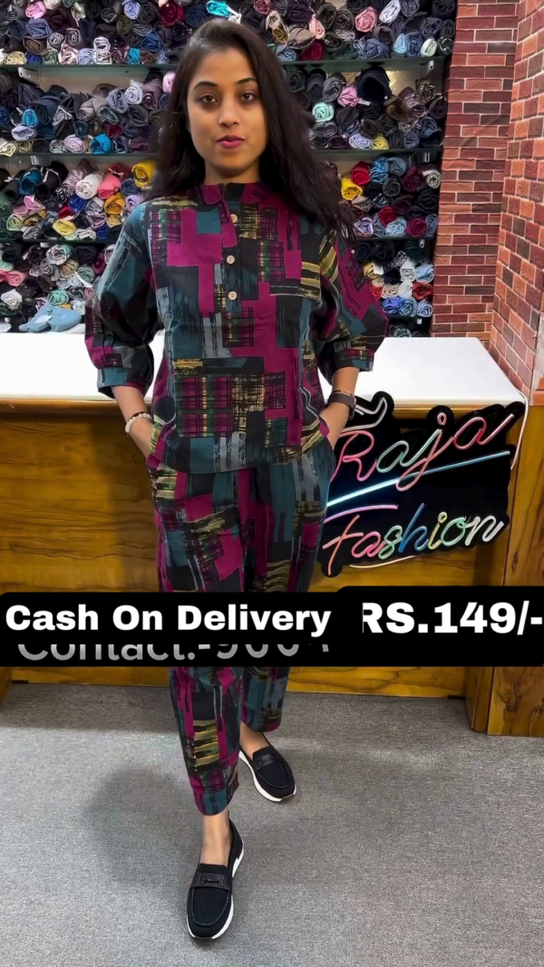 "Stylish Striped Co-ord Set | Casual Comfort Wear - Image 5