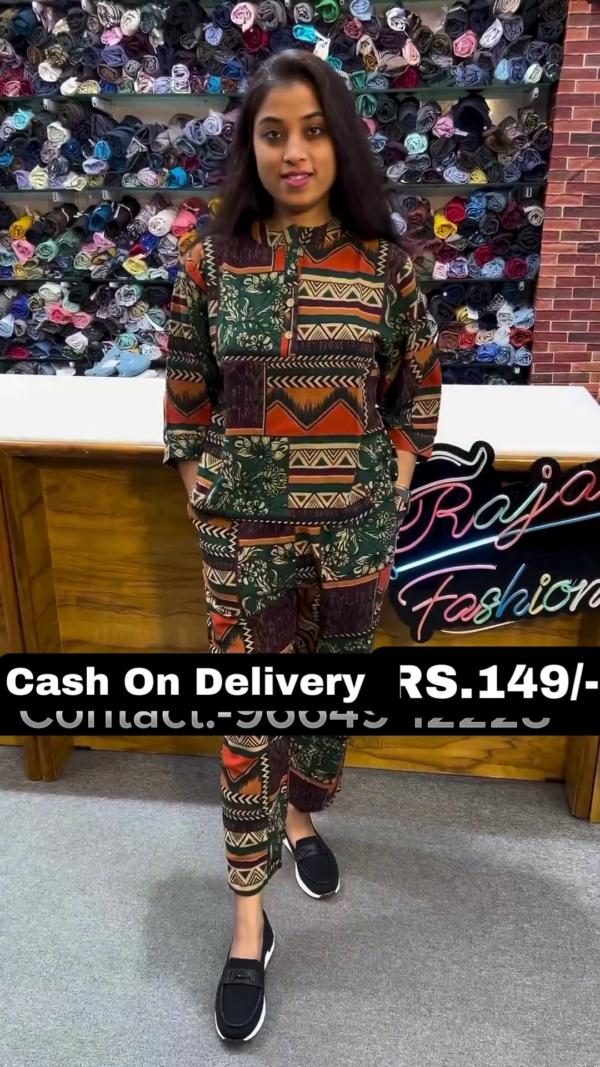 "Stylish Striped Co-ord Set | Casual Comfort Wear - Image 3