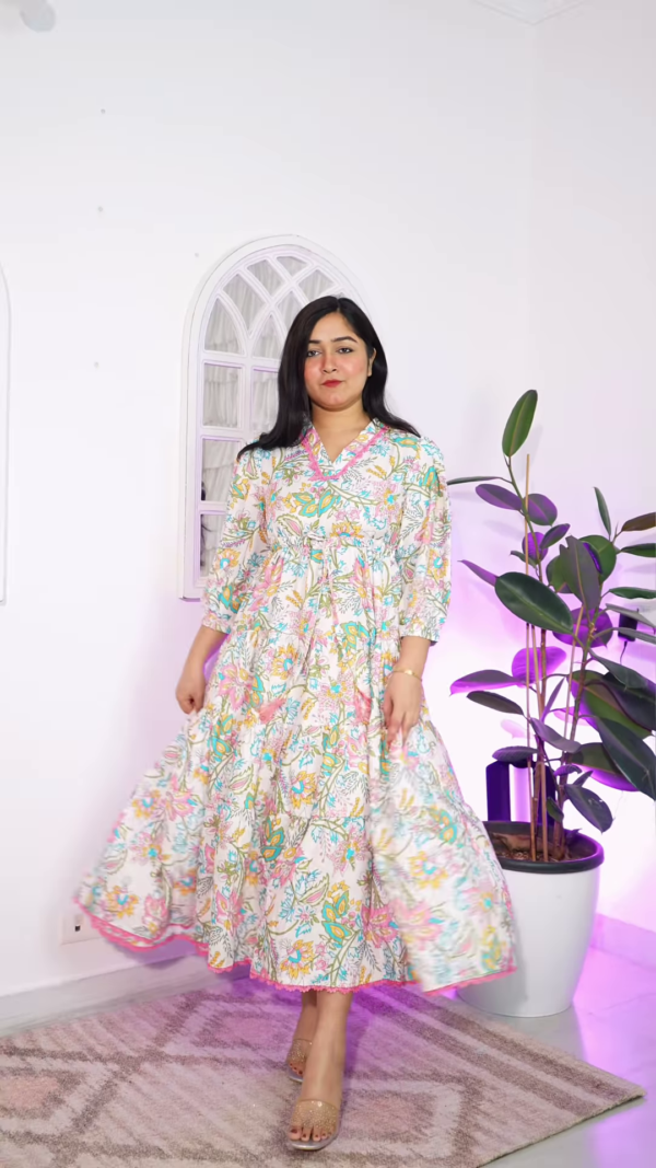 Flowing Floral Maxi Dress – Effortless Grace in 12 Vibrant Styles - Image 7