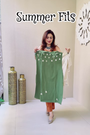 🌿 Sage Breeze Summer Co-Ord Set – Light, Lively & Laid-Back 🌿