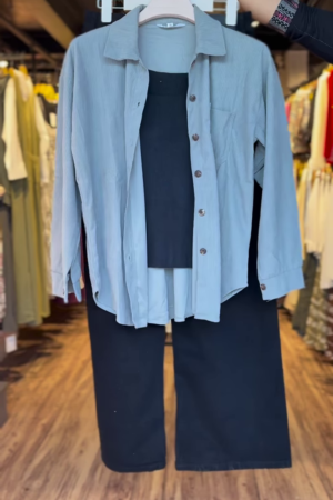 π§ "Cool & Comfy" β Relaxed Cord Co-ord Set