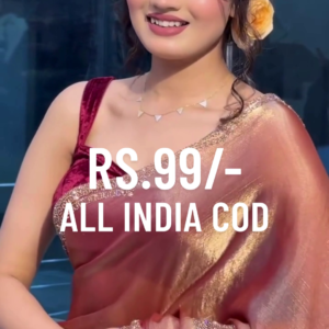 Designer Velvet Maroon Saree with Gold Embroidered Pallu – Elegant Party Wear Saree for Women | Sindur Boutique | Ready to Wear