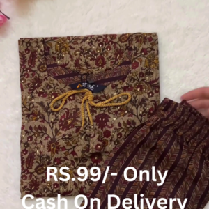 Traditional Ethnic Printed Kurti with Pant Set – Elegant Daily Wear for Women