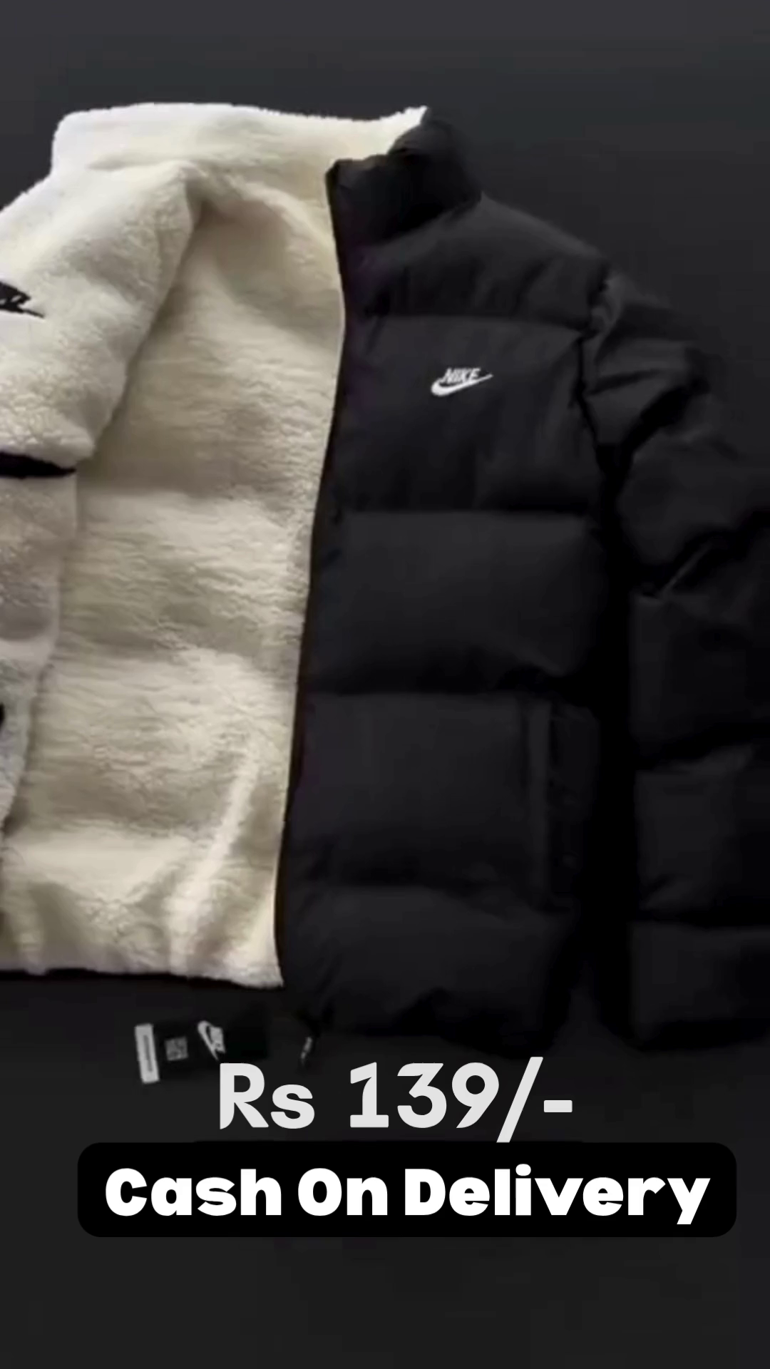 π€ Fluffy Polar Sherpa Bomber β Extra-Cozy Luxe White Winter Jacket - Image 4