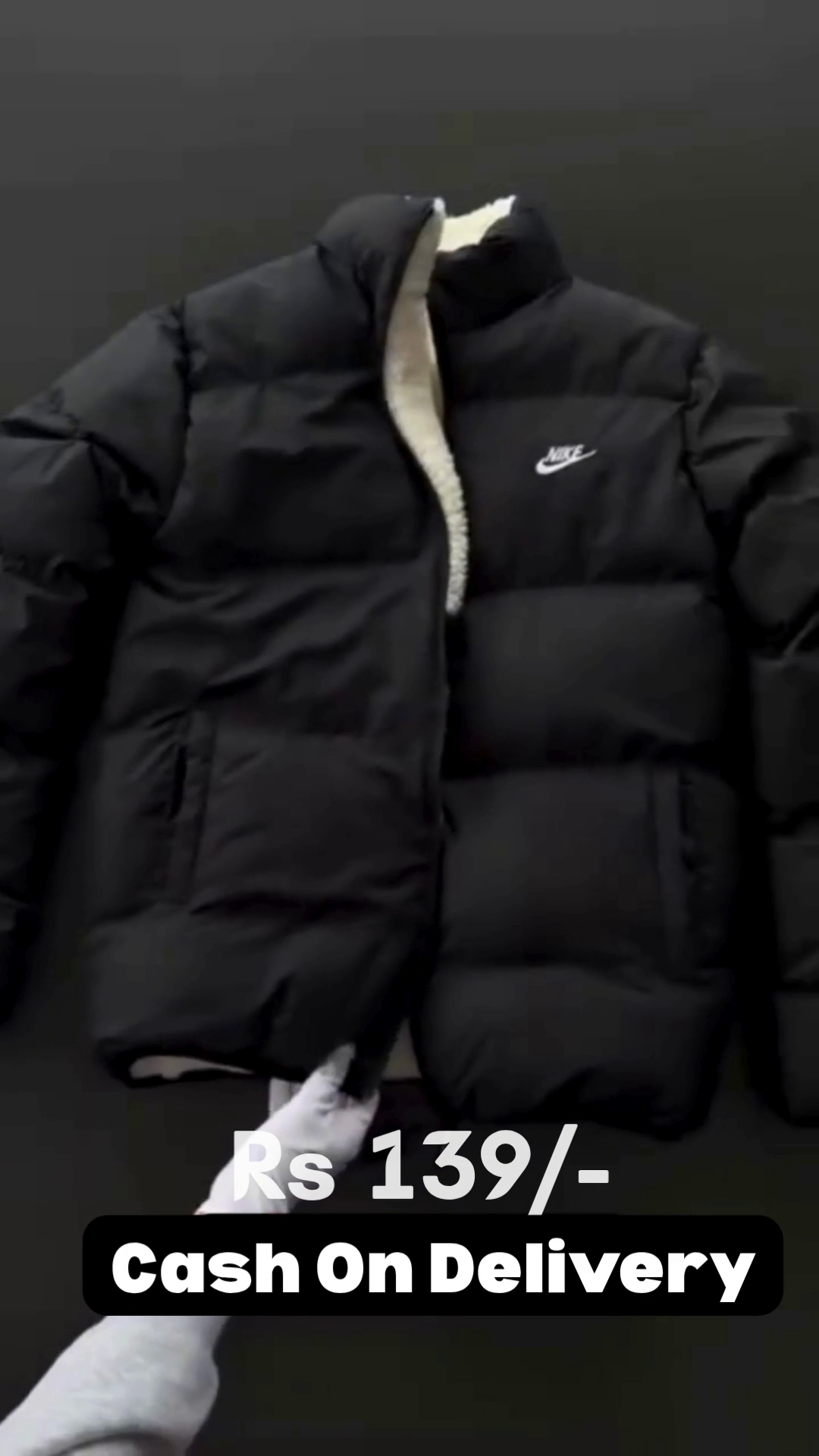 π€ Fluffy Polar Sherpa Bomber β Extra-Cozy Luxe White Winter Jacket - Image 3