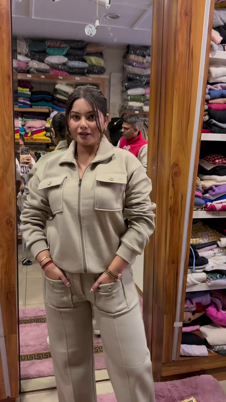 ππ§ "Blush Velocity" β Soft Pink Zip-Up Tracksuit for Lounge, Lift & Leisure π§π - Image 4