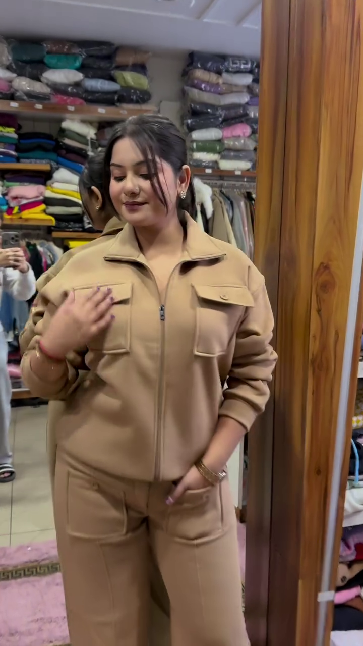 ππ§ "Blush Velocity" β Soft Pink Zip-Up Tracksuit for Lounge, Lift & Leisure π§π - Image 3