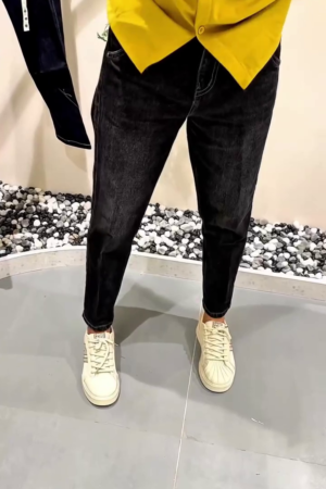 "Noir Stitch Denim Jeans with Golden Fade β A Bold Statement of Street Elegance" π€πβ‘π