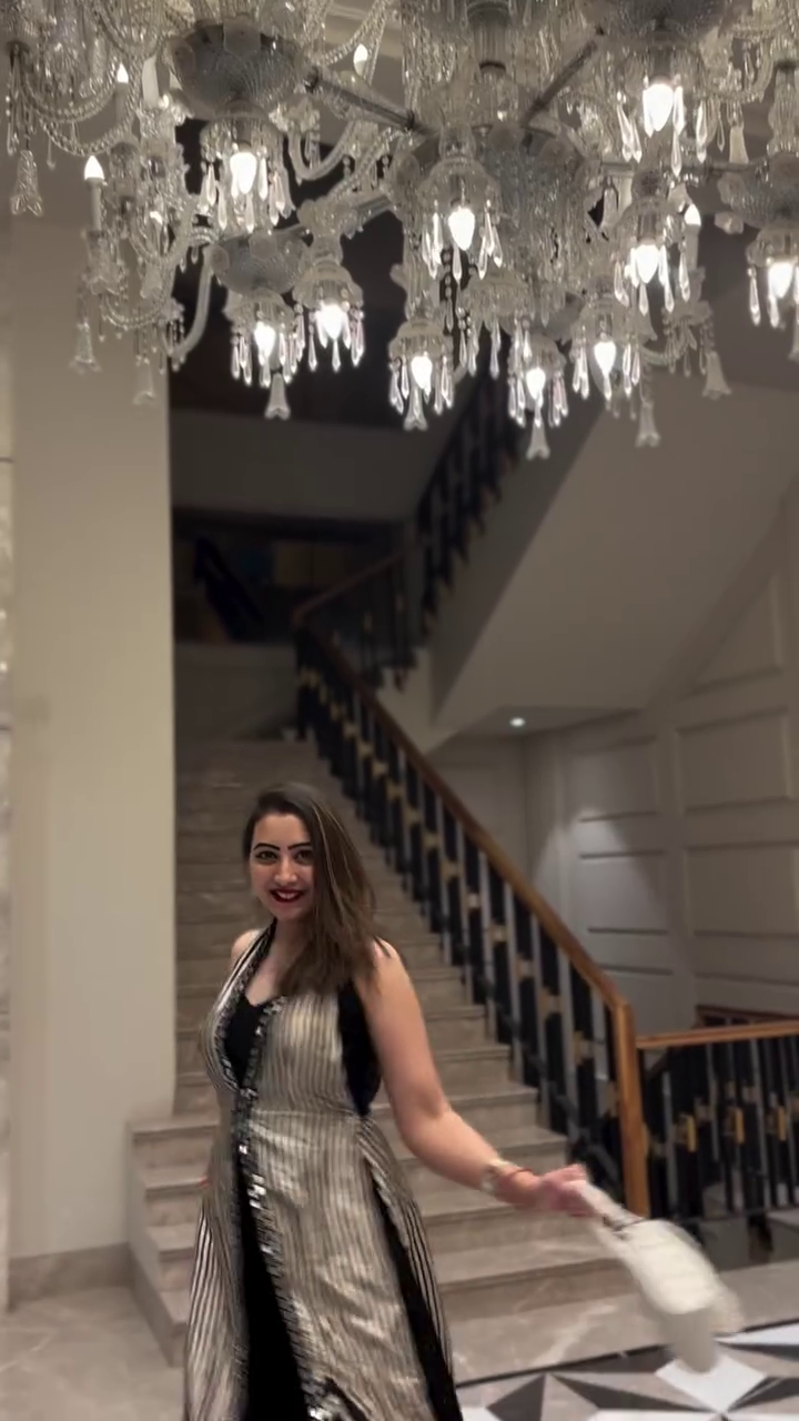 “Black & Ivory Sleeveless Long Jacket Kurta with Chevron Panel Detailing and Straight Inner Dress for Evening & Party Wear” ✨ - Image 3