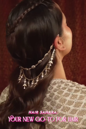 Silver Multi‑Layer Crystal Hair Chain with Side Hooks and Back Drape ‘Sahara’ Inspired Accessory for Bridal & Party Hairstyles” 💎