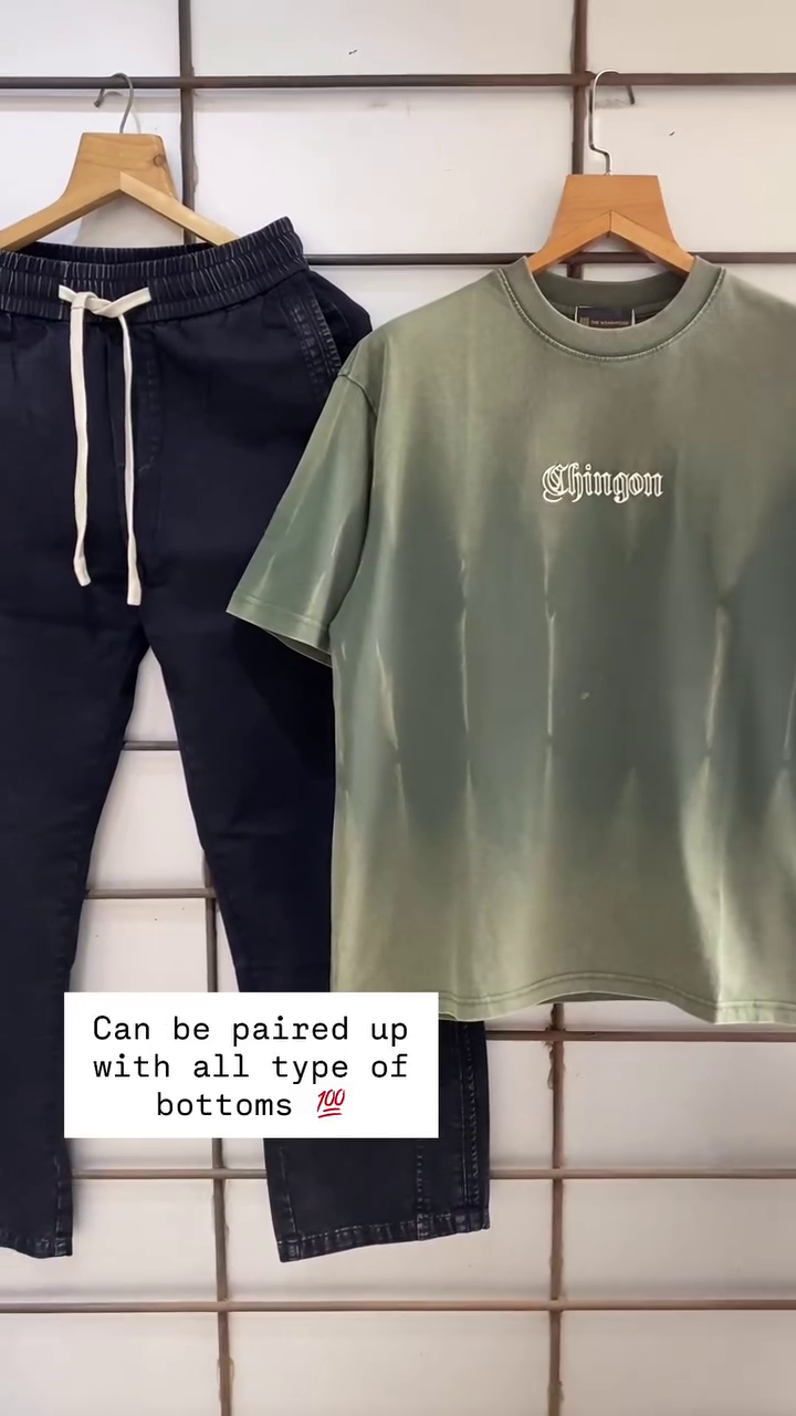 White “The Armoury Determination” Graphic Tee with Black Joggers – Minimalist Streetwear Combo ⚪🖤🔥 - Image 7