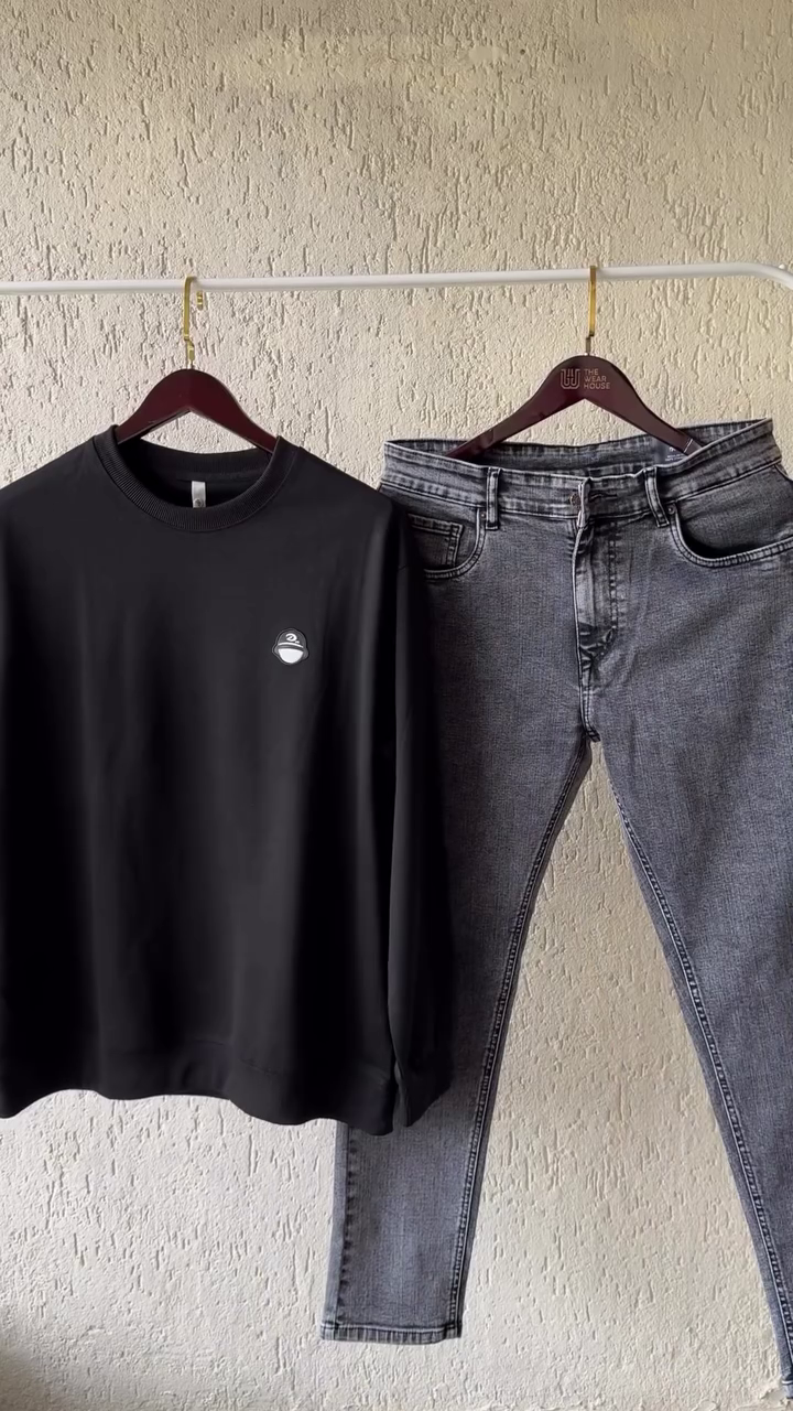 Always Original Lilac Graphic Sweatshirt & Beige Motivational Crewneck – Everyday Comfort & Streetwear Fashion Duo - Image 4