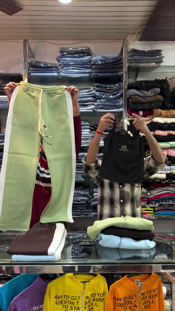 π Fresh Mint-Toned Side Stripe Zip-Up Tracksuit β Casual Activewear Co-ord Set (Top & Bottom) - Image 2