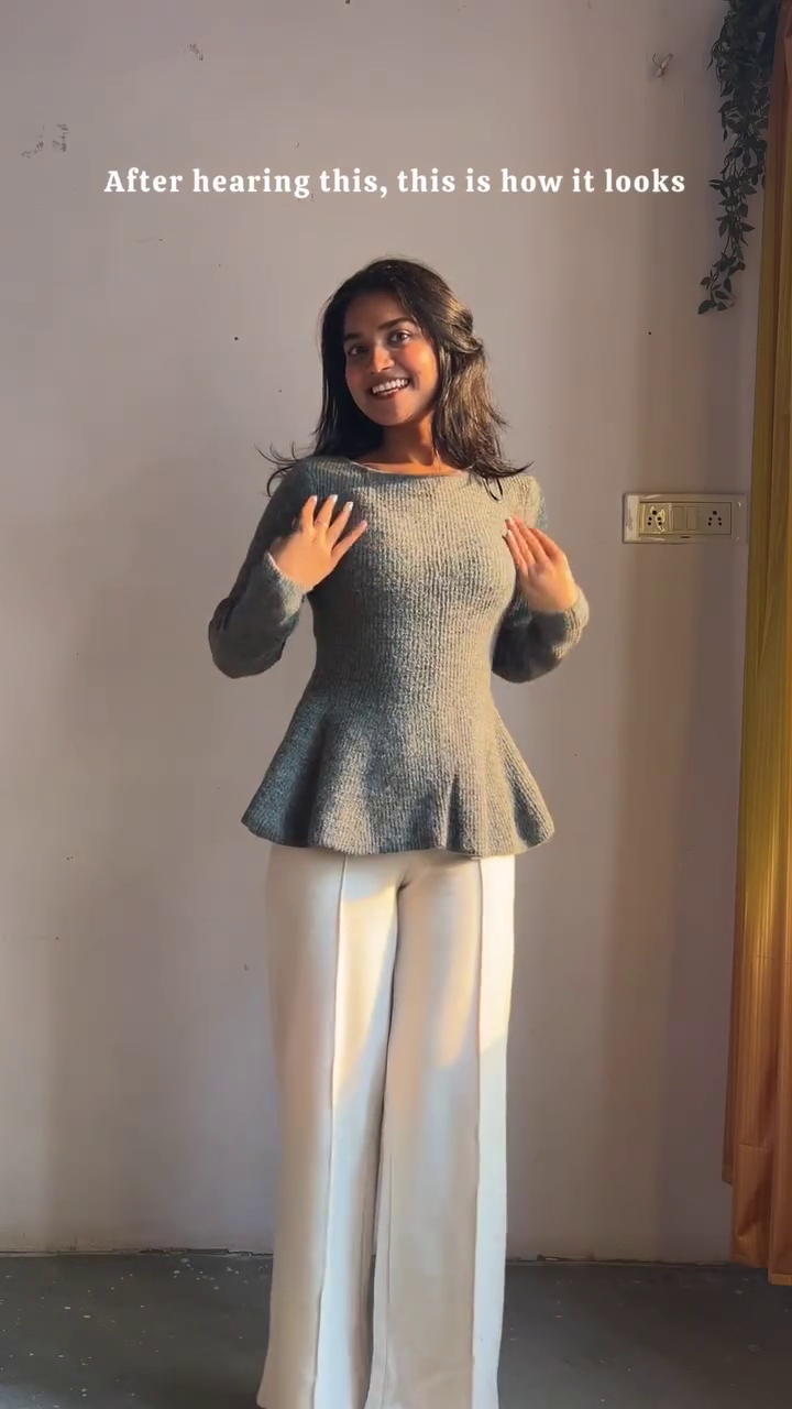 Sandstone Elegy: Ribbed Harmony with Scarf-Neck Grace & Ivory Drift” 🤎🪶🤍 - Image 3