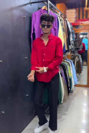 Crimson Pulse Street Shirt 🔥🕶️ | Bold Energy Edition