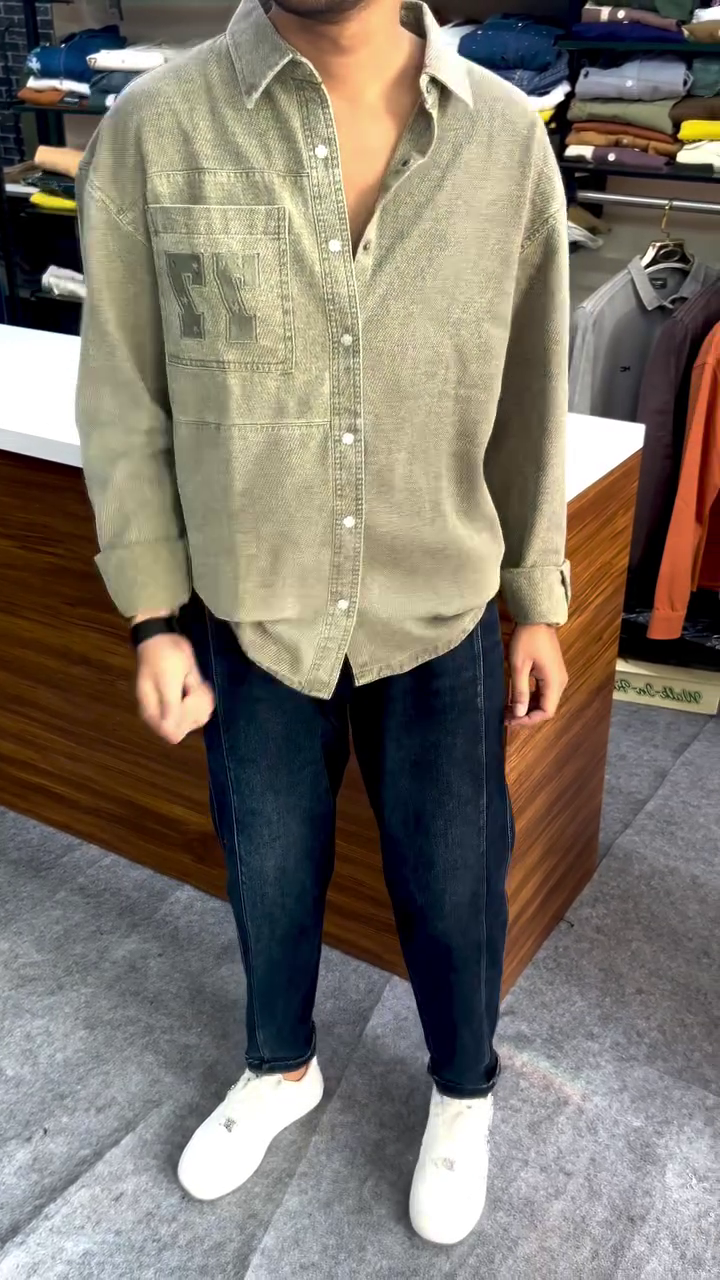 Corduroy Rebel Overshirt π―π§₯ | Patchwork Persona Edition - Image 3