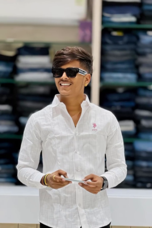 Ivory Glint Khadi Shirt 🤍✨ | Luxe Minimal Edition