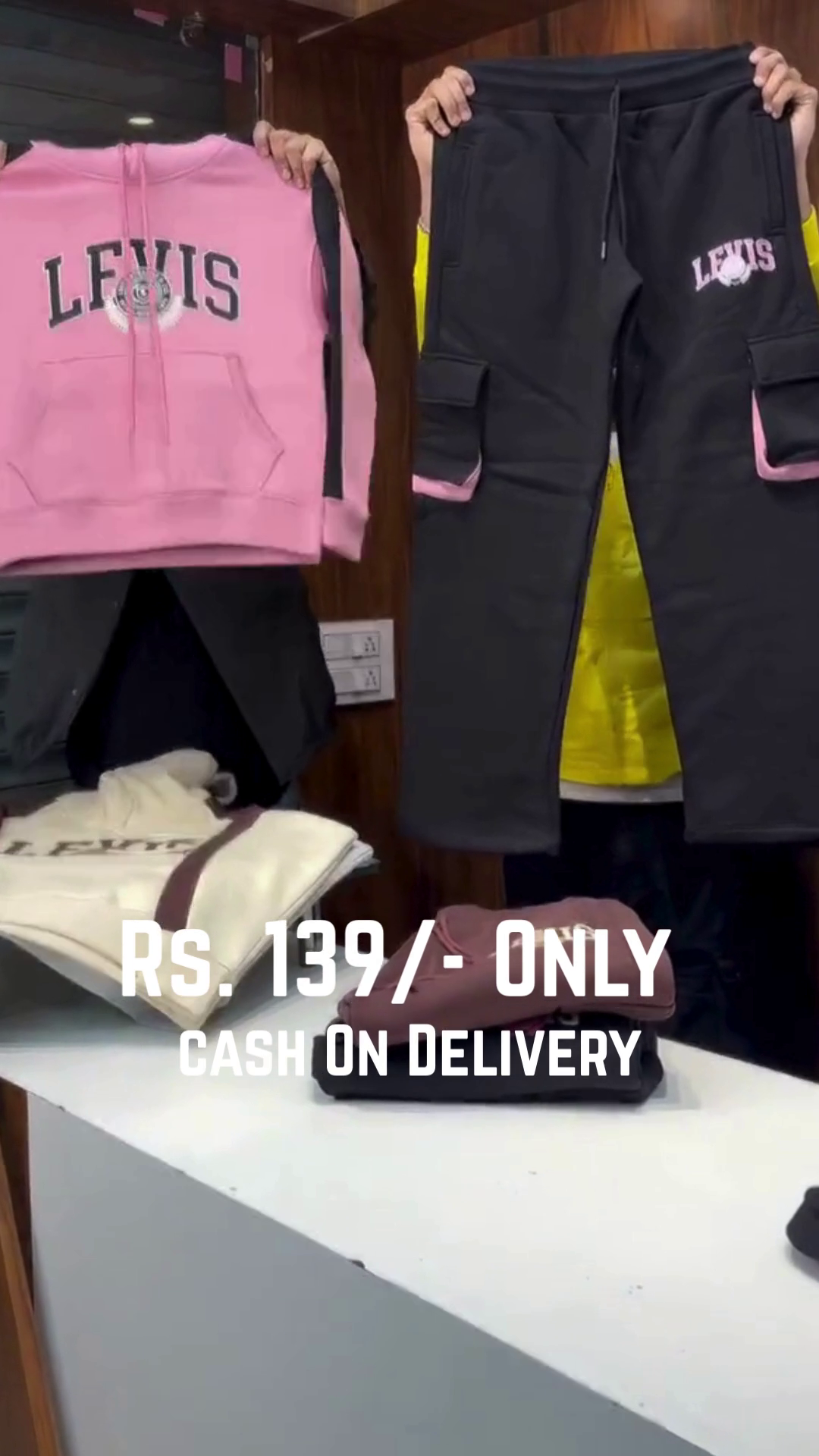 Bubblegum Bolt Hoodie & Cargo Set ππ€ | Street Pop Edition