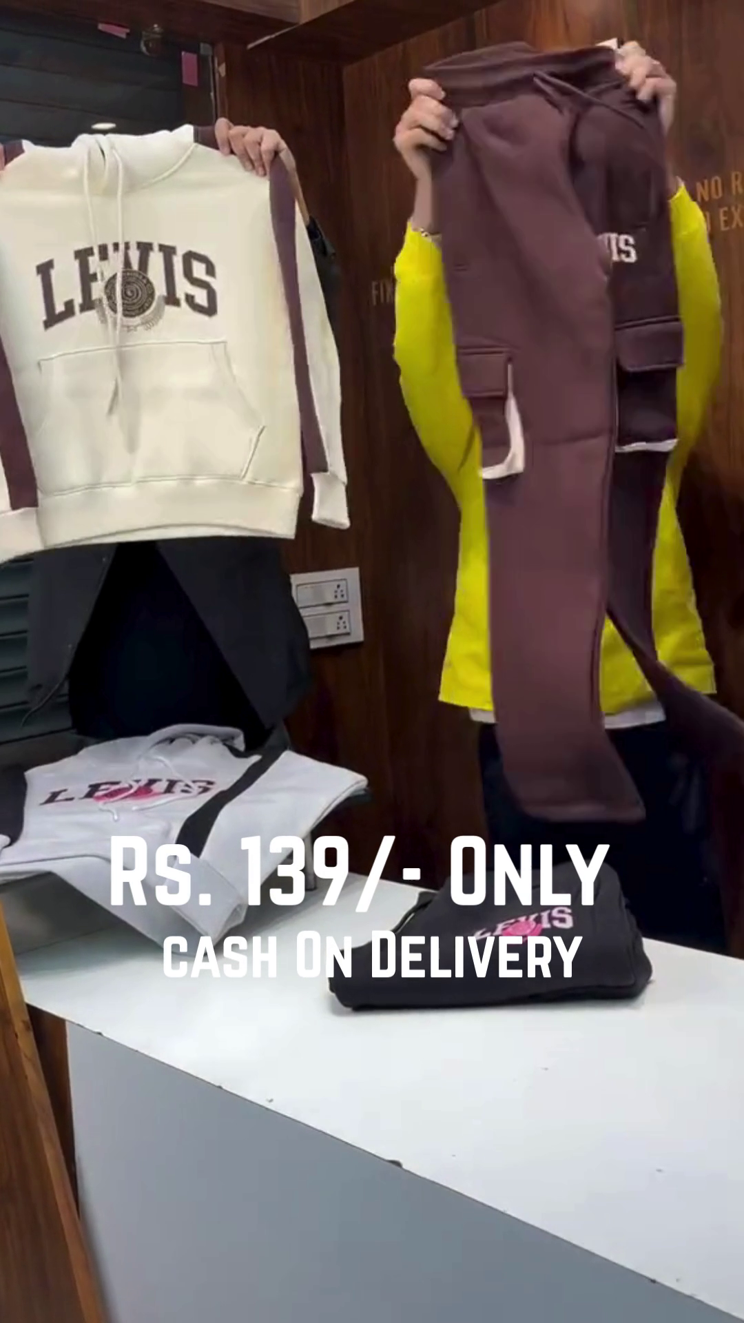 Bubblegum Bolt Hoodie & Cargo Set ππ€ | Street Pop Edition - Image 4