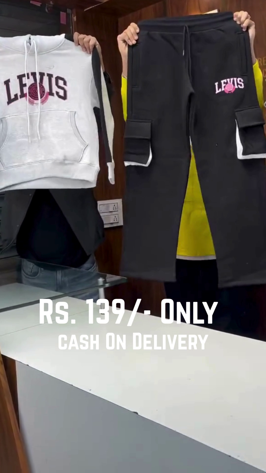 Bubblegum Bolt Hoodie & Cargo Set ππ€ | Street Pop Edition - Image 2